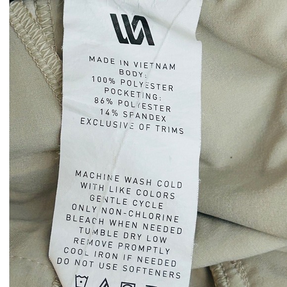 VRST Men's Limitless 5-Pocket Athletic Golf Shorts Khaki Tan MAX200480 Size 30 - Picture 3 of 4